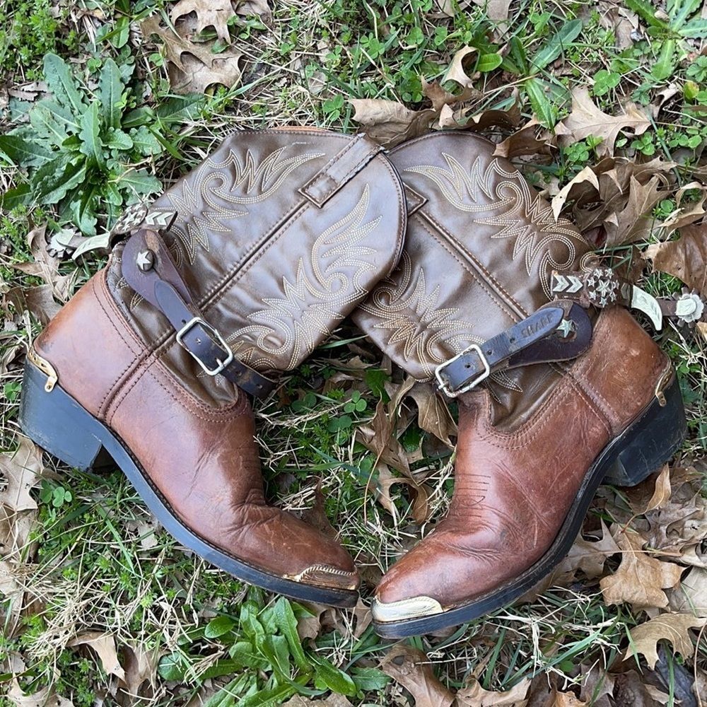 Laredo Fox  Lea Vamp Western Cowboy Boots